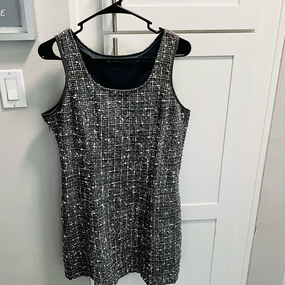 Stunning Black and White Tweed Dress ! New & Never Worn ! ✨